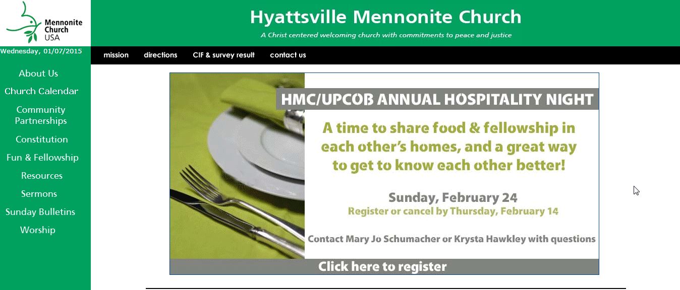 Hyattsville Mennonite Church website